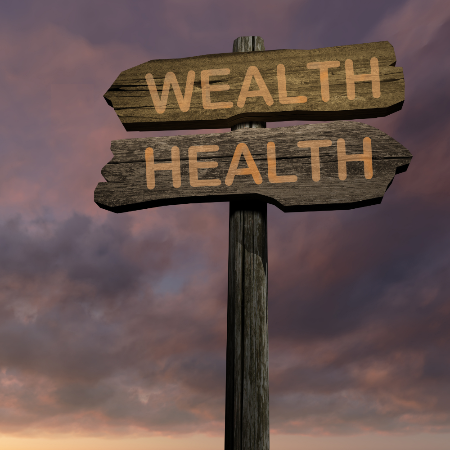 Sign post, Wealth, Health