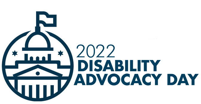 Logo for the 2022 Disability Advocacy Day