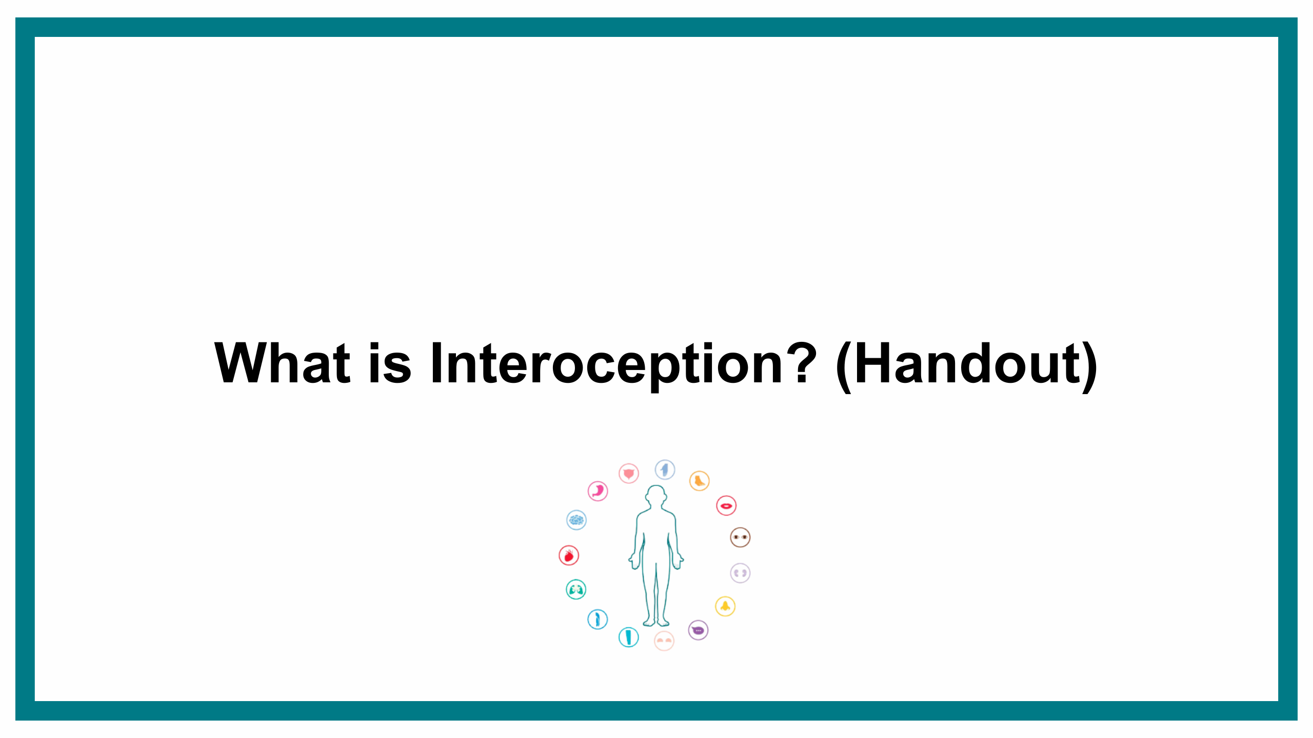 What is Interoception? (Handout)