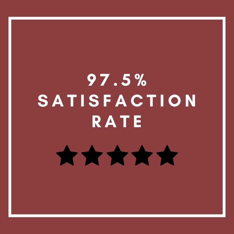High satisfaction rating