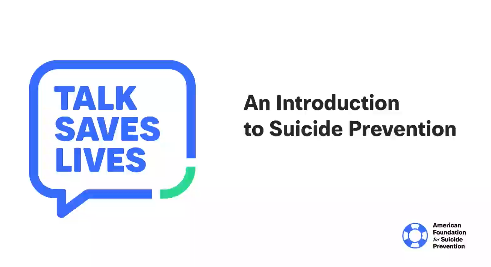 Suicide Prevention