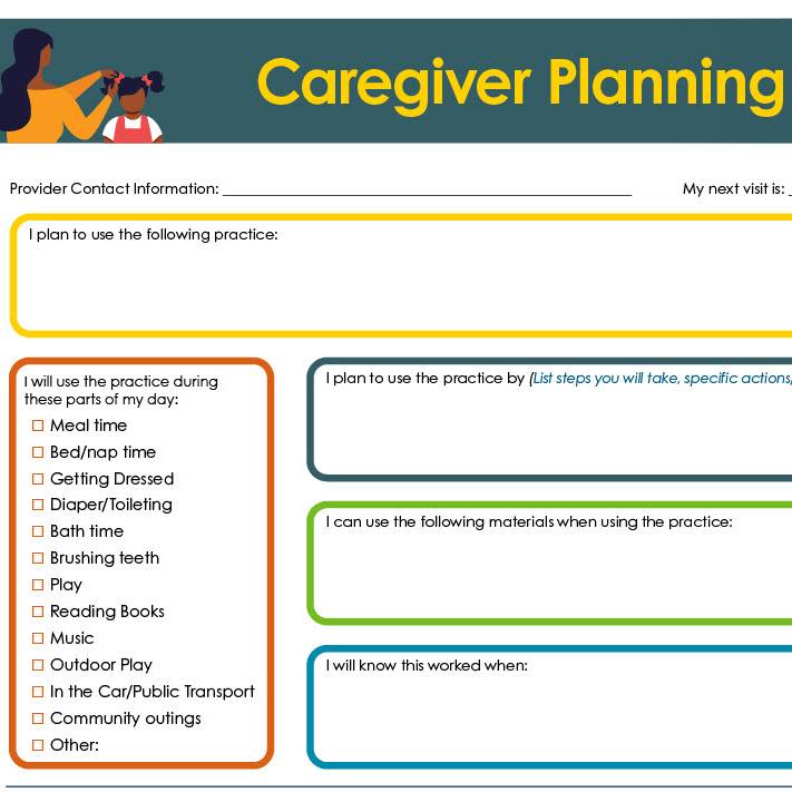 Caregiver Planning Form